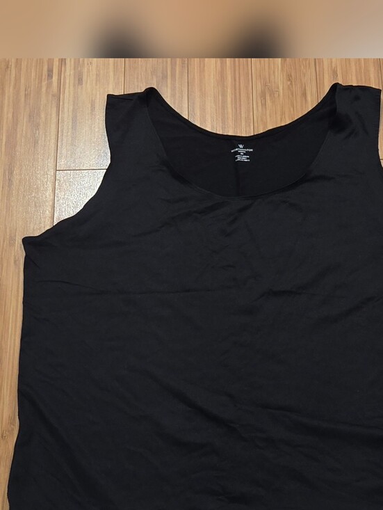 w by worthington Tops - W by Worthington Black Scoop Neck Tank